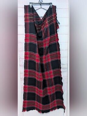 Nwot  Zara Extra Large Plaid Tartan Warm Cozy Winter  Blanket Scarf 🧣
